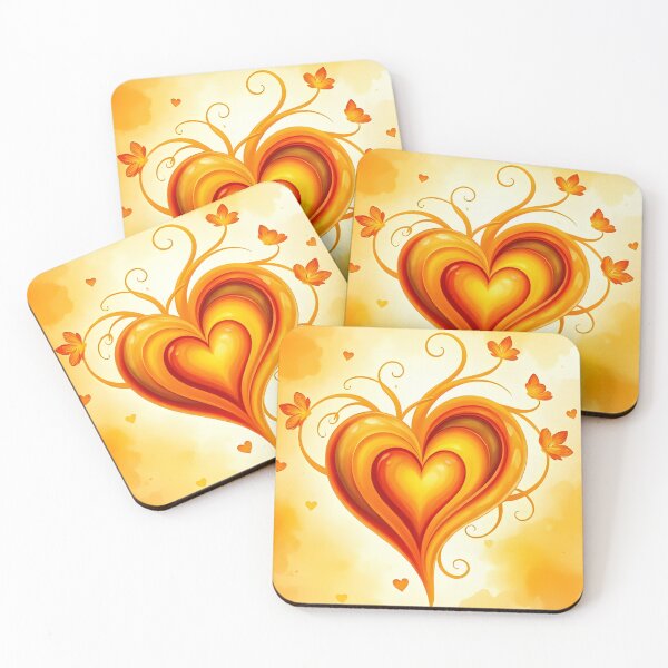 Item preview, Yellow Fantasy Heart designed and sold by CalmnessbyChoice.