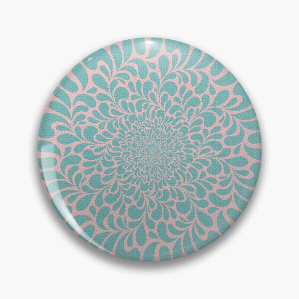 Item preview, floral pink and green pattern designed and sold by Not Diome.