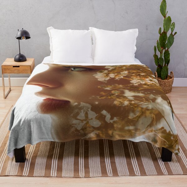 Item preview, Woman in profile with flowers designed and sold by anytka.