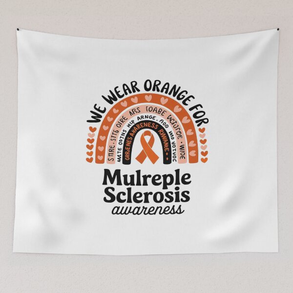 Item preview, Multiple Sclerosis Awareness We Wear Orange Ms Rainbow  designed and sold by CombatTask.