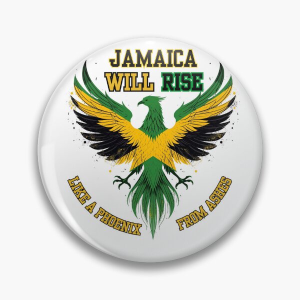 Item preview, JAMAICA WILL RISE LIKE A PHOENIX FROM ASHES designed and sold by BlessedHandsDesigns.