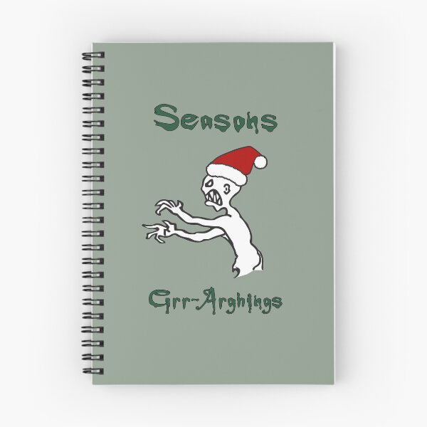 Item preview, SEASONS GRR ARGHINGS, Christmas Grr Argh, Santa Hat Monster, Buffy the Vampire Slayer, Xmas 90s, BTVS Zombie, Joss Whedon, Angel, Buffering (alternate colours) designed and sold by S Hazelwood .