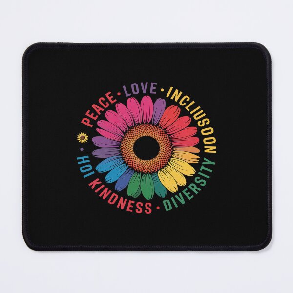 Item preview, Kindness Peace Equality Love Inclusion Hope Diversity flower1  designed and sold by MathisBellanger.