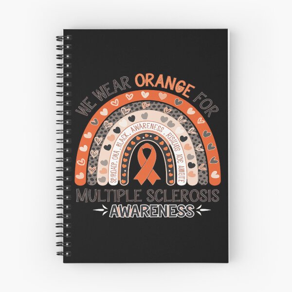 Item preview, Multiple Sclerosis Awareness We Wear Orange Ms Rainbow  designed and sold by MythWoot.