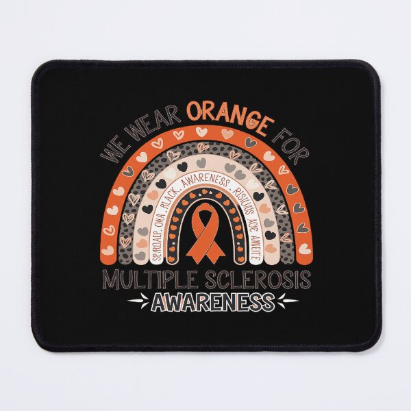 Item preview, Multiple Sclerosis Awareness We Wear Orange Ms Rainbow  designed and sold by MythWoot.