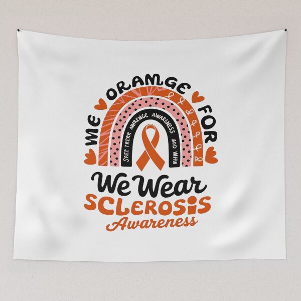 Item preview, Multiple Sclerosis Awareness We Wear Orange Ms Rainbow  designed and sold by CombatTask.