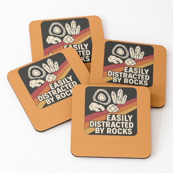 Item preview, Easily Distracted by Rocks designed and sold by FrictionMaxxing.