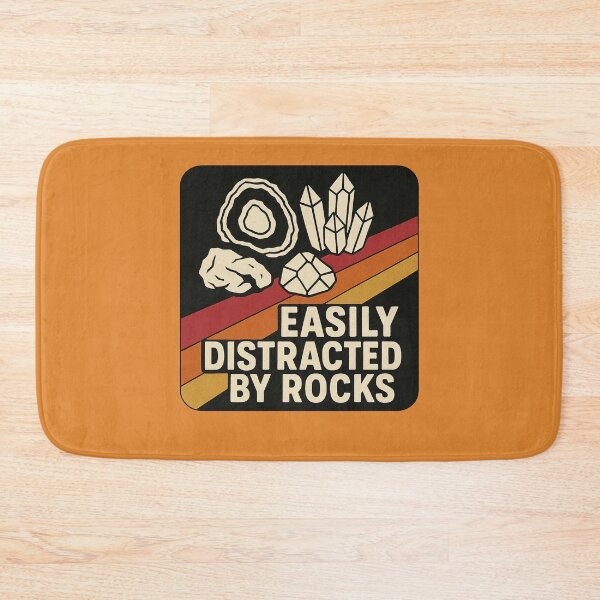 Item preview, Easily Distracted by Rocks designed and sold by FrictionMaxxing.