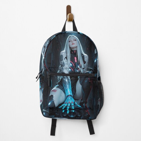 Item preview, Cyberpunk Android Girl | Futuristic AI Cyber Woman Art designed and sold by Dyan4.