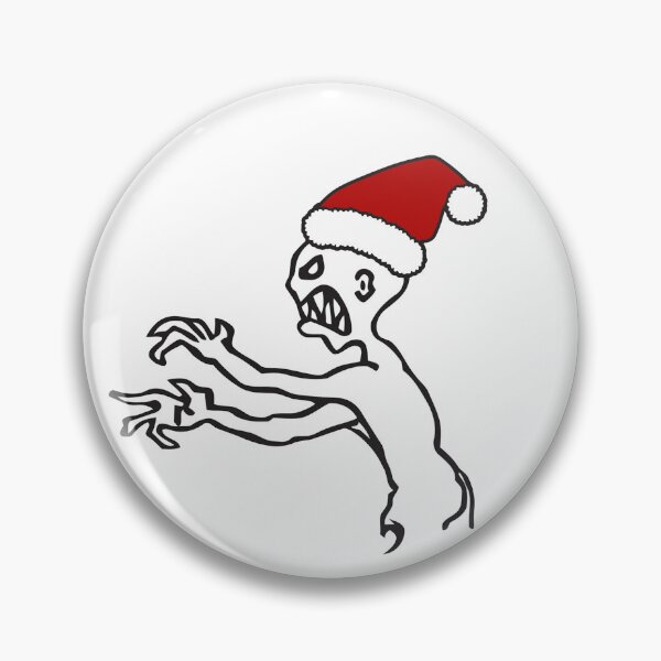 Item preview, Christmas Grr Argh, Santa Hat Monster, Buffy the Vampire Slayer, Xmas 90s, BTVS Zombie, Joss Whedon, Angel, Buffering, Pop Culture, Zombie designed and sold by S Hazelwood .