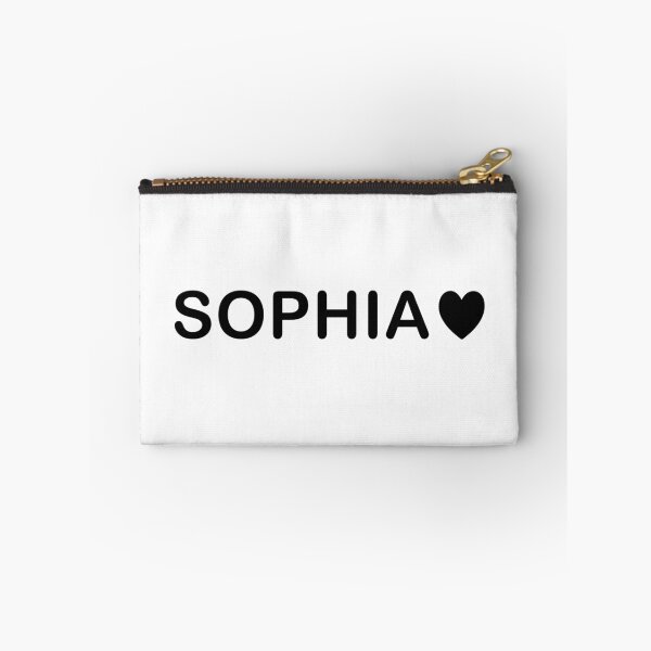 Item preview, SOPHIA Name Heart Minimal Typography Design designed and sold by ColorNestStudio.