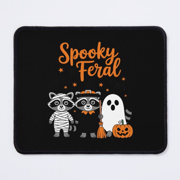 Item preview, Spooky & Feral Raccoon Witch Pumkin Halloween Ghost designed and sold by Shannon Bosley.