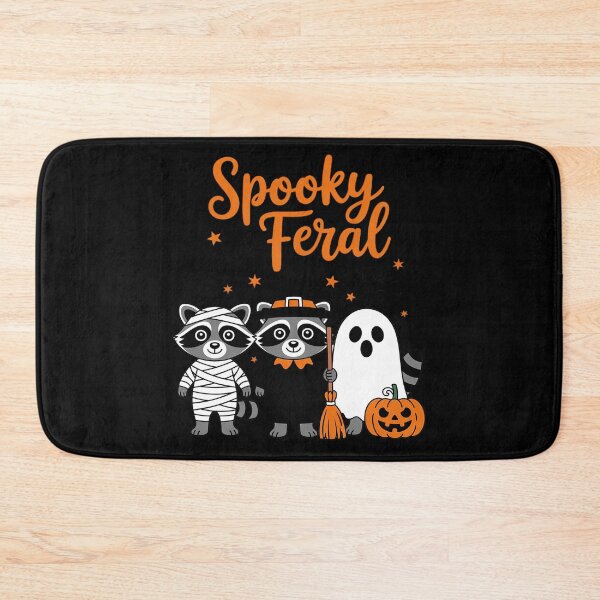 Item preview, Spooky & Feral Raccoon Witch Pumkin Halloween Ghost designed and sold by Shannon Bosley.