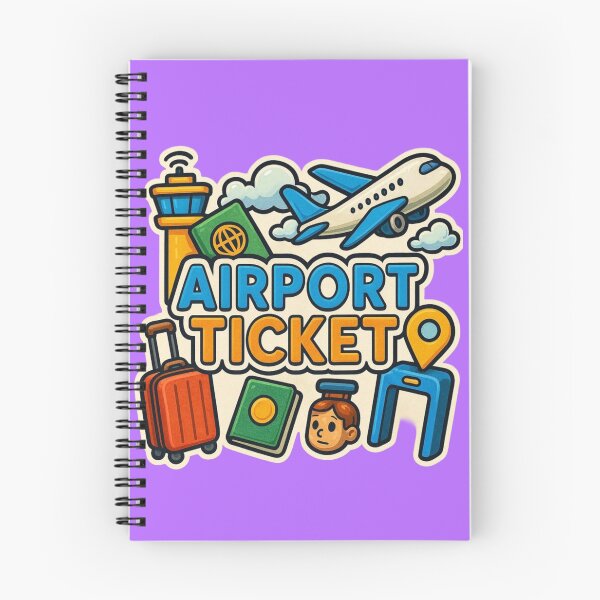 Item preview, Airport Ticket designed and sold by DesignPrePress.