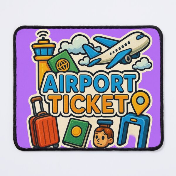 Item preview, Airport Ticket designed and sold by DesignPrePress.