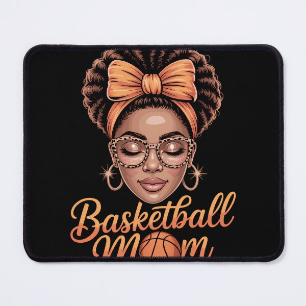 Item preview, Basketball Melanin Messy Bun Support designed and sold by tiemacopaxer.