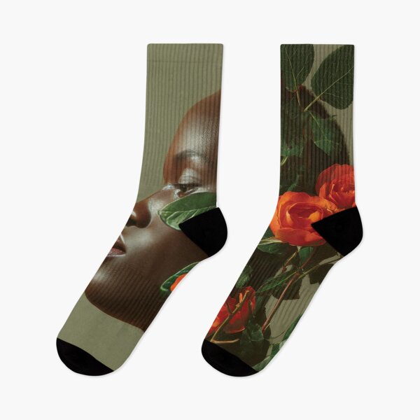 Item preview, Woman with roses and leaves on face designed and sold by anytka.