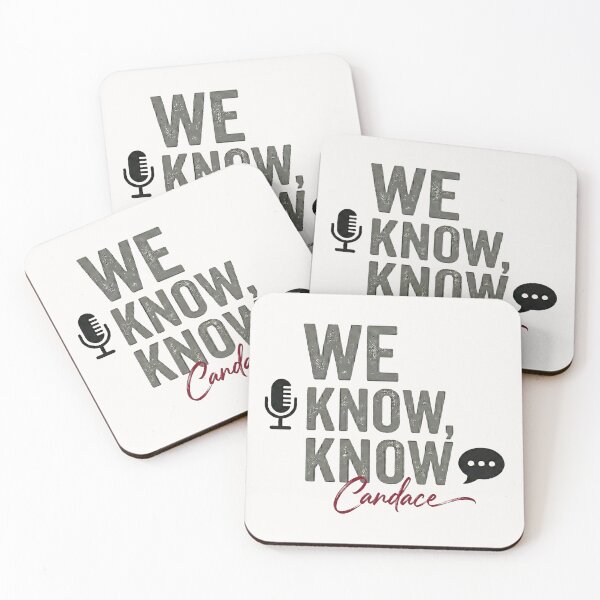 Item preview, WE KNOW, KNOW - Candace - Political Commentary Fan Art - Red - White edition. designed and sold by Miss Cutie Designs.