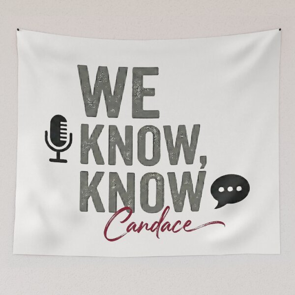 Item preview, WE KNOW, KNOW - Candace - Political Commentary Fan Art - Red - White edition. designed and sold by Miss Cutie Designs.