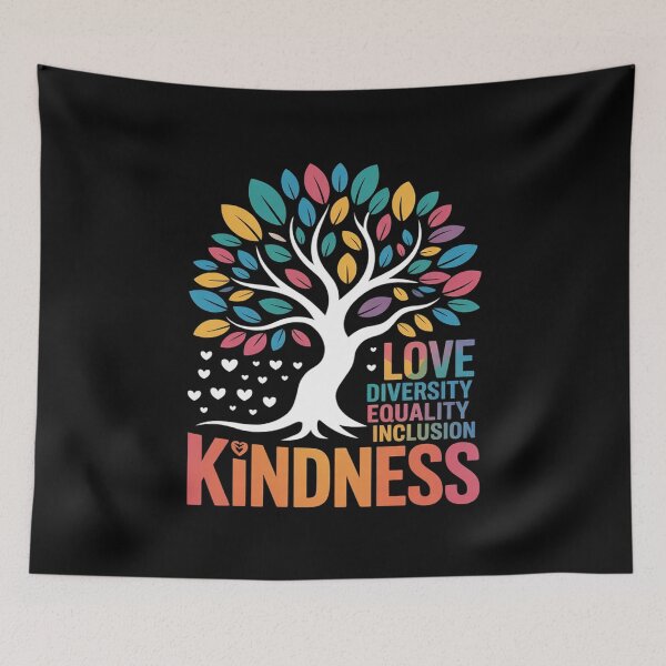 Item preview, Kindness Peace Equality Love Inclusion Hope Diversity Women5  designed and sold by PowAcademy.