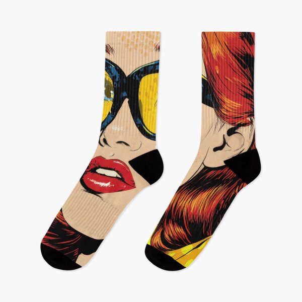 Item preview, Woman in bright glasses designed and sold by anytka.
