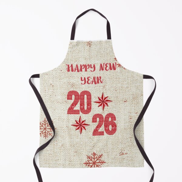 Item preview, Happy New Year 2026 Scandinavian Folk Patchwork Design designed and sold by MiraLumeStudio.