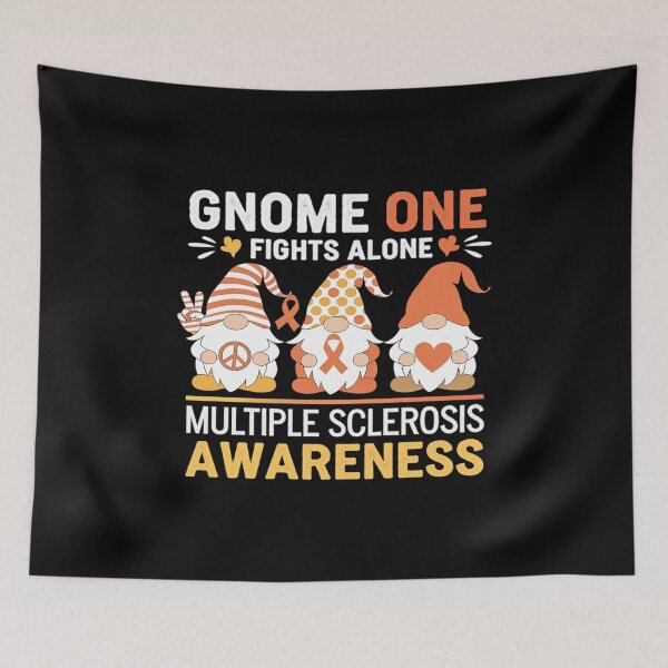 Item preview, Multiple Sclerosis Gnome One Fights Alone MS Awareness  designed and sold by MythWoot.