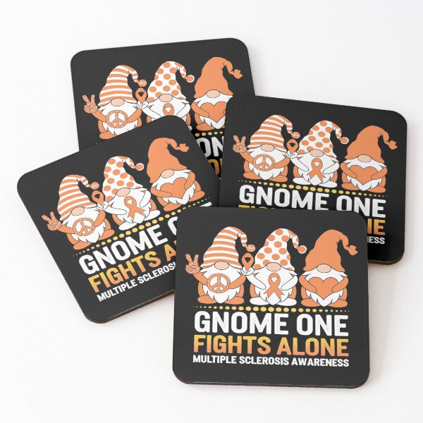 Item preview, Multiple Sclerosis Gnome One Fights Alone MS Awareness  designed and sold by CombatTask.