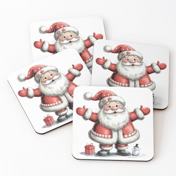 Item preview, Santa Claus feeling the spirit of Christmas designed and sold by JonysCreativeDesigns.