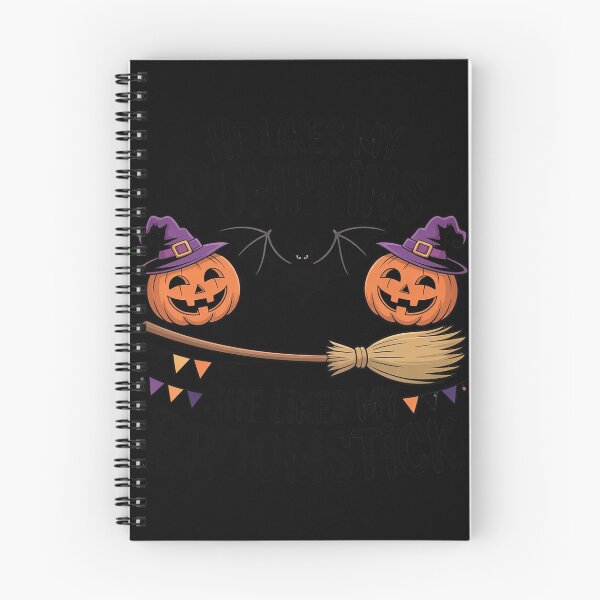 Item preview, He Likes My Pumpkins She Likes My Broomstick06 designed and sold by MyzoToyota.