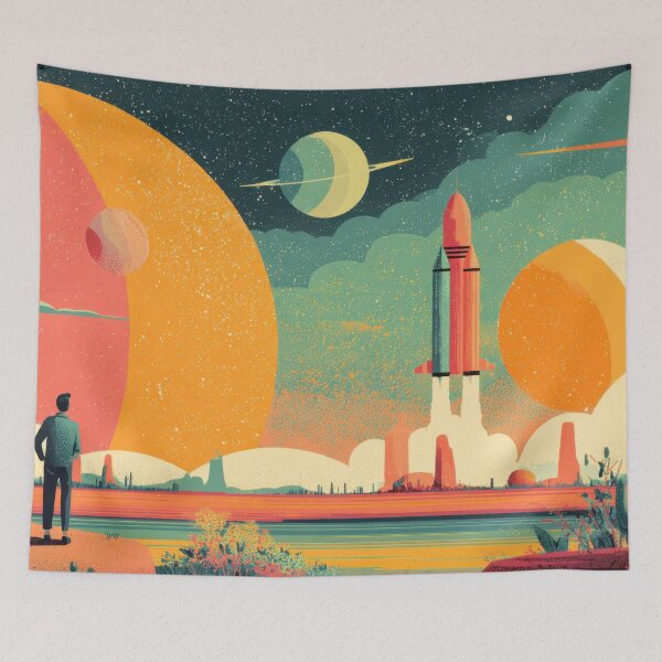 Item preview, Space journey in a desert land designed and sold by anytka.