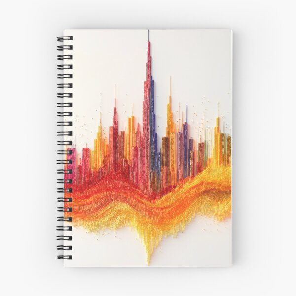 Item preview, Vibrant Urban Data Flow designed and sold by CharlieDesings.