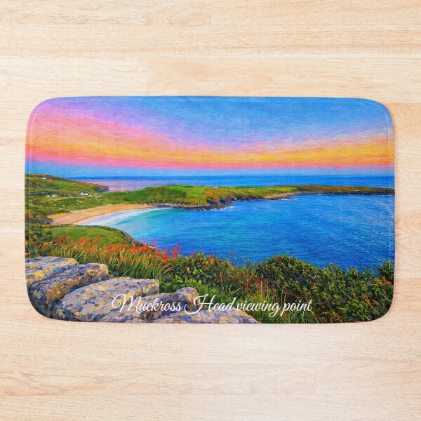 Item preview, Muckross Head viewpoint Kilcar oil painting format Co Donegal designed and sold by OliDesigns.