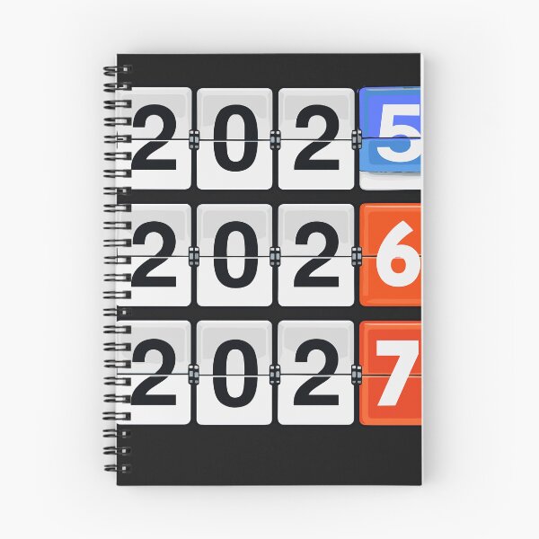 Item preview, Retro Flip Clock Calendar - 2025 to 2027 Countdown designed and sold by artistastshirt.