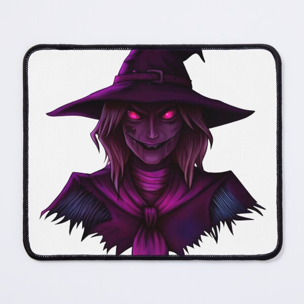 Item preview, Neon Purple Scarecrow Witch Fantasy Portrait designed and sold by Ferfiyt.