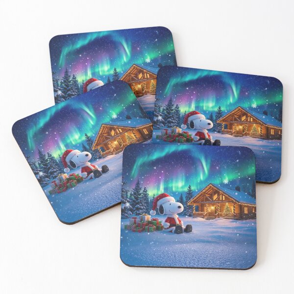 Item preview, Festive Beagle Northern Lights designed and sold by Innova_Creations.
