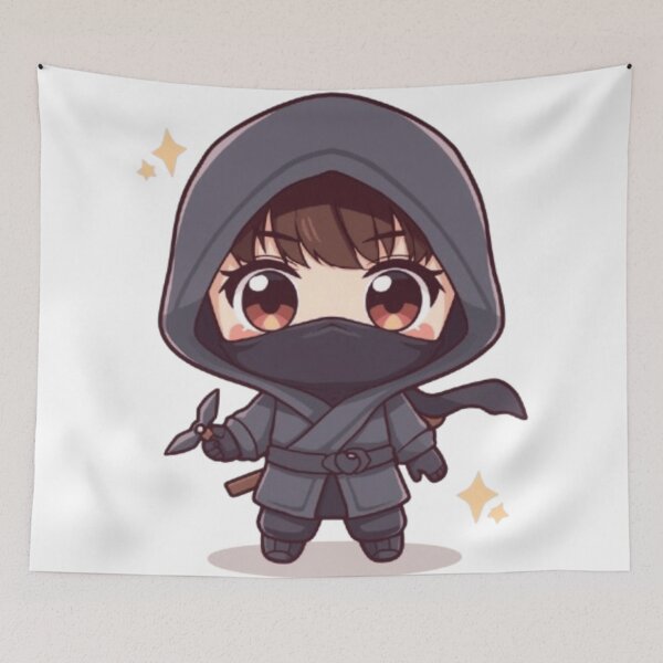 Item preview, Adorable chibi ninja  designed and sold by Asiantrendzz.