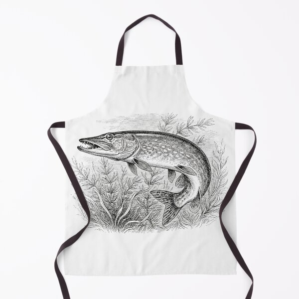 Item preview, The Water Wolf Vintage Northern Pike Fishing Design designed and sold by EverBranz-stor.