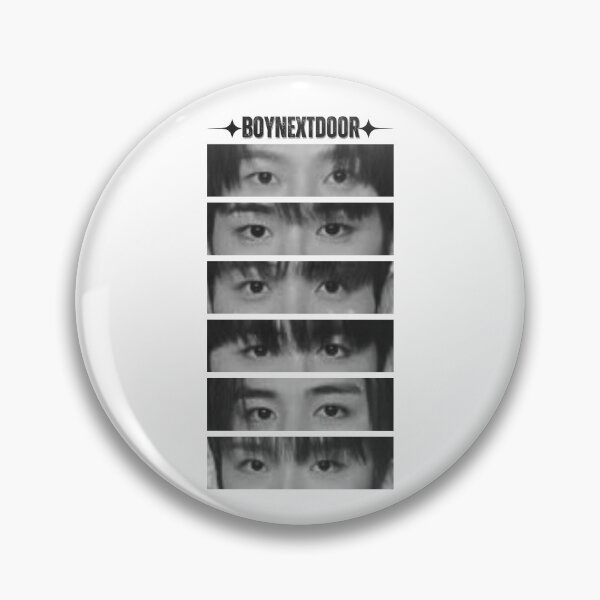 Item preview, BoyNextDoor Eyes Kpop Boy group Scrapbook Collage Cozy Y2K Vintage Design designed and sold by HELL0WBELLO.