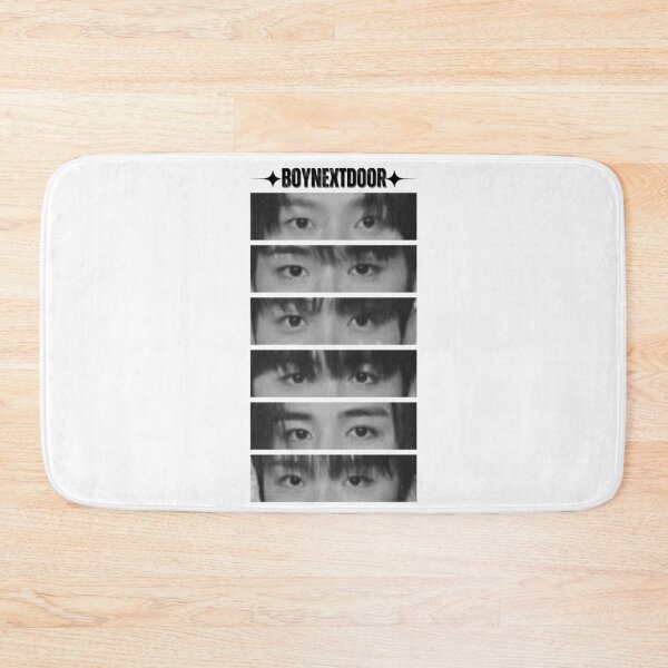 Item preview, BoyNextDoor Eyes Kpop Boy group Scrapbook Collage Cozy Y2K Vintage Design designed and sold by HELL0WBELLO.