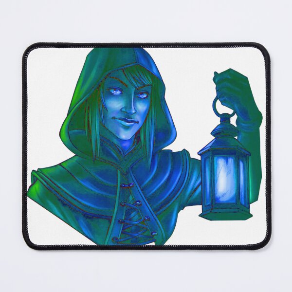 Item preview, Blue Mage With Lantern Fantasy Character designed and sold by Ferfiyt.