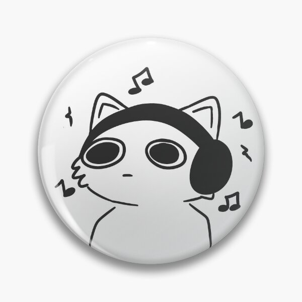 Item preview, music cat designed and sold by Not Diome.