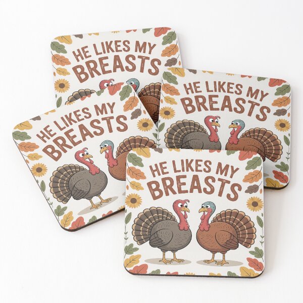 Item preview, He Likes My Turkey Breasts Thanksgiving Floral Fall Vibes  designed and sold by MyzoToyota.