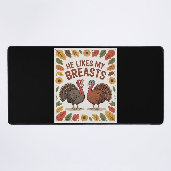 Item preview, He Likes My Turkey Breasts Thanksgiving Floral Fall Vibes designed and sold by MyzoToyota.