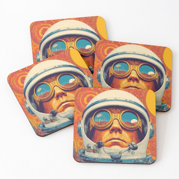 Item preview, Space explorer in a colorful setting designed and sold by anytka.