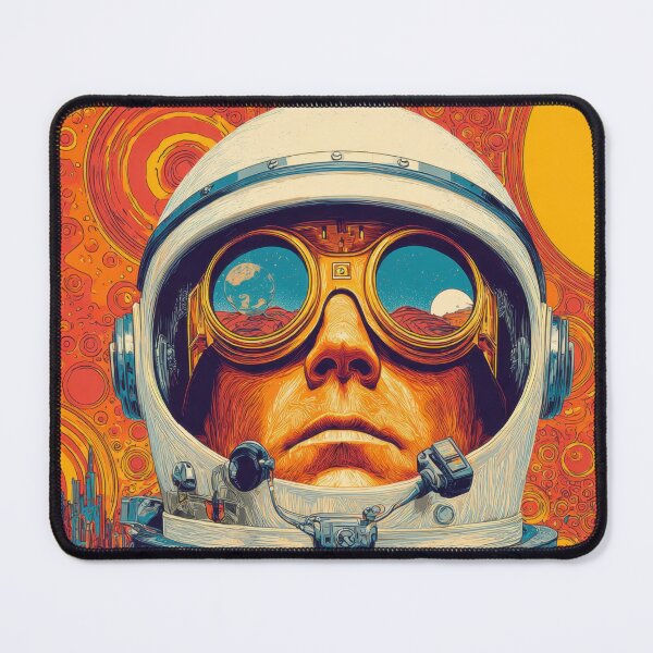 Item preview, Space explorer in a colorful setting designed and sold by anytka.