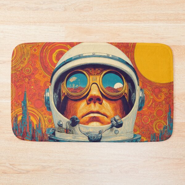 Item preview, Space explorer in a colorful setting designed and sold by anytka.