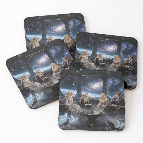 Item preview, Galactic panorama: A cup of coffee at the edge of the Milky Way (second version) designed and sold by KunstGeist.