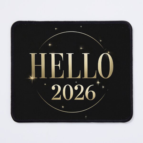 Item preview, Hello 2026 | Elegant Gold New Year's Eve Celebration Design designed and sold by Mido-artister.