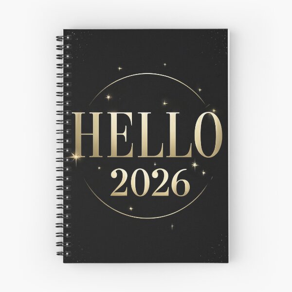 Item preview, Hello 2026 | Elegant Gold New Year's Eve Celebration Design designed and sold by Mido-artister.